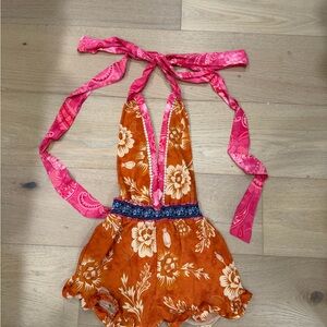 Agua Bendita Multicolor Romper